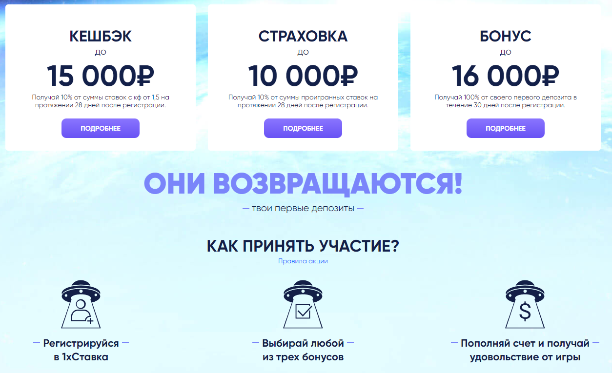 Лучший приветственный бонус в России